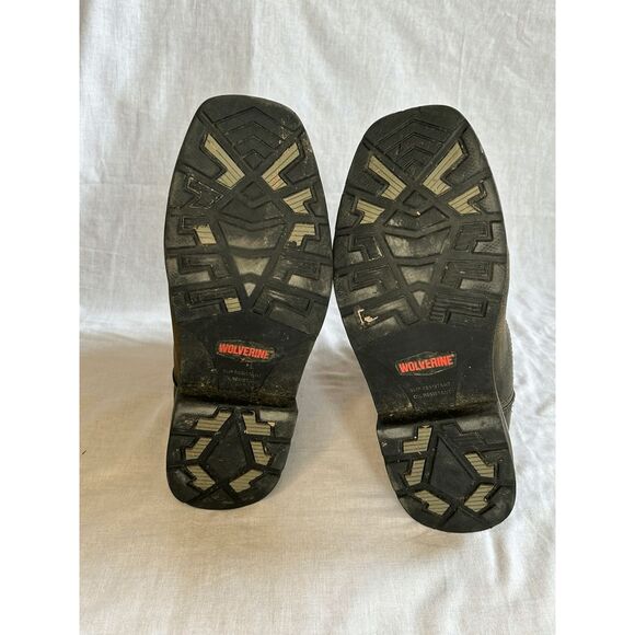 Men's Wolverine Western Work Boots, Size 8.5M Waterproof, Slip Resistant Brown - Picture 4 of 9